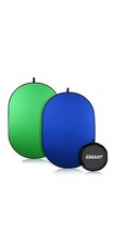EMART Portable Green Screen Backdrop 5 x 6.5ft Collapsible Pop Up Chromakey B...