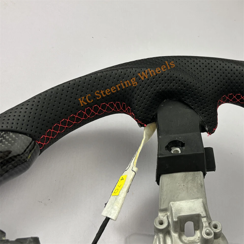 Volante de fibra de carbono personalizado para Dodge Challenger Charger 2012-2014 Foto 4 de 4