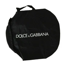 DOLCE & GABBANA Sneakers Dustbag Cover Bag Nylon Black Zipper Closure