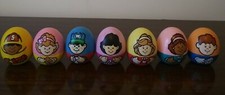 Vintage Lot of 7 1995 Hasbro Weebles Boys Girls Moms Fireman Multicolor