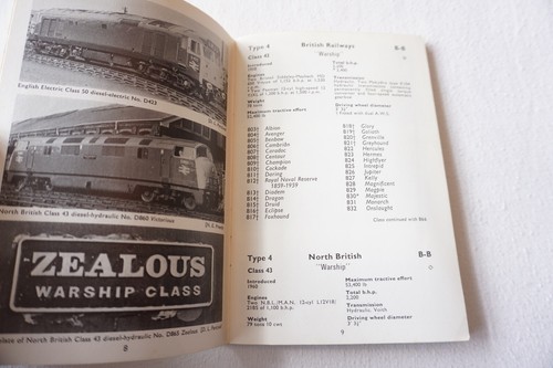 1970s abc British Railways Diesel Locomotives Book - No Underlinings - Picture 6 of 7
