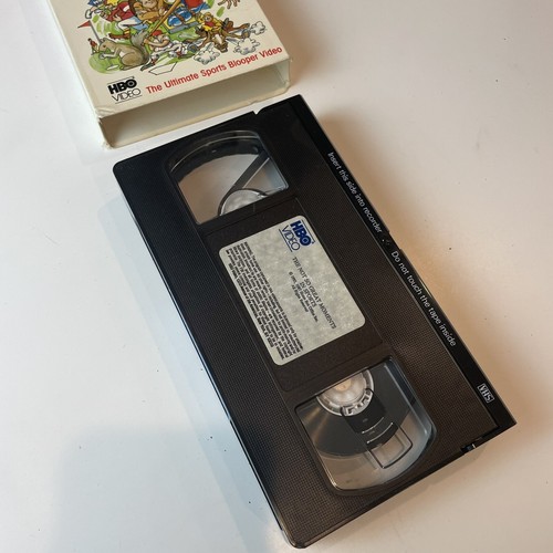 Not So Great Moments in Sports (VHS, 1989) HBO Ultimate Sports Blooper Video - Picture 3 of 3