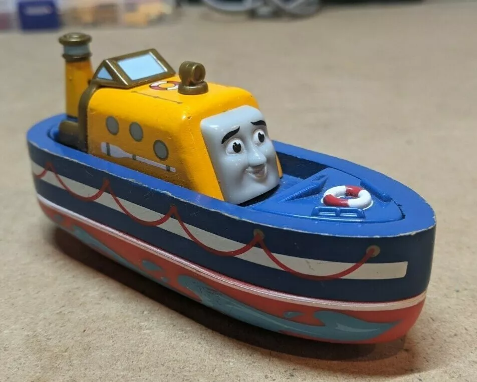 Thomas Train Friends Captain Wooden Railway Boat Dock Ship Sea