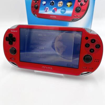psvita  PCH-1000 cosmic red 本体 USED PS Playstation vita Wi-Fi model Cosmic Red PCH-1000