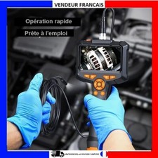 Caméra Endoscopique Industrielle 4,3″ IPS IP67 1080P Ø8 mm Inspection Auto Égout