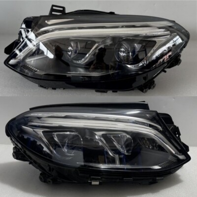 For Mercedes Benz W166 X166 GLE350 GLE43 GLE63 two Left+Right LED Headlight EU