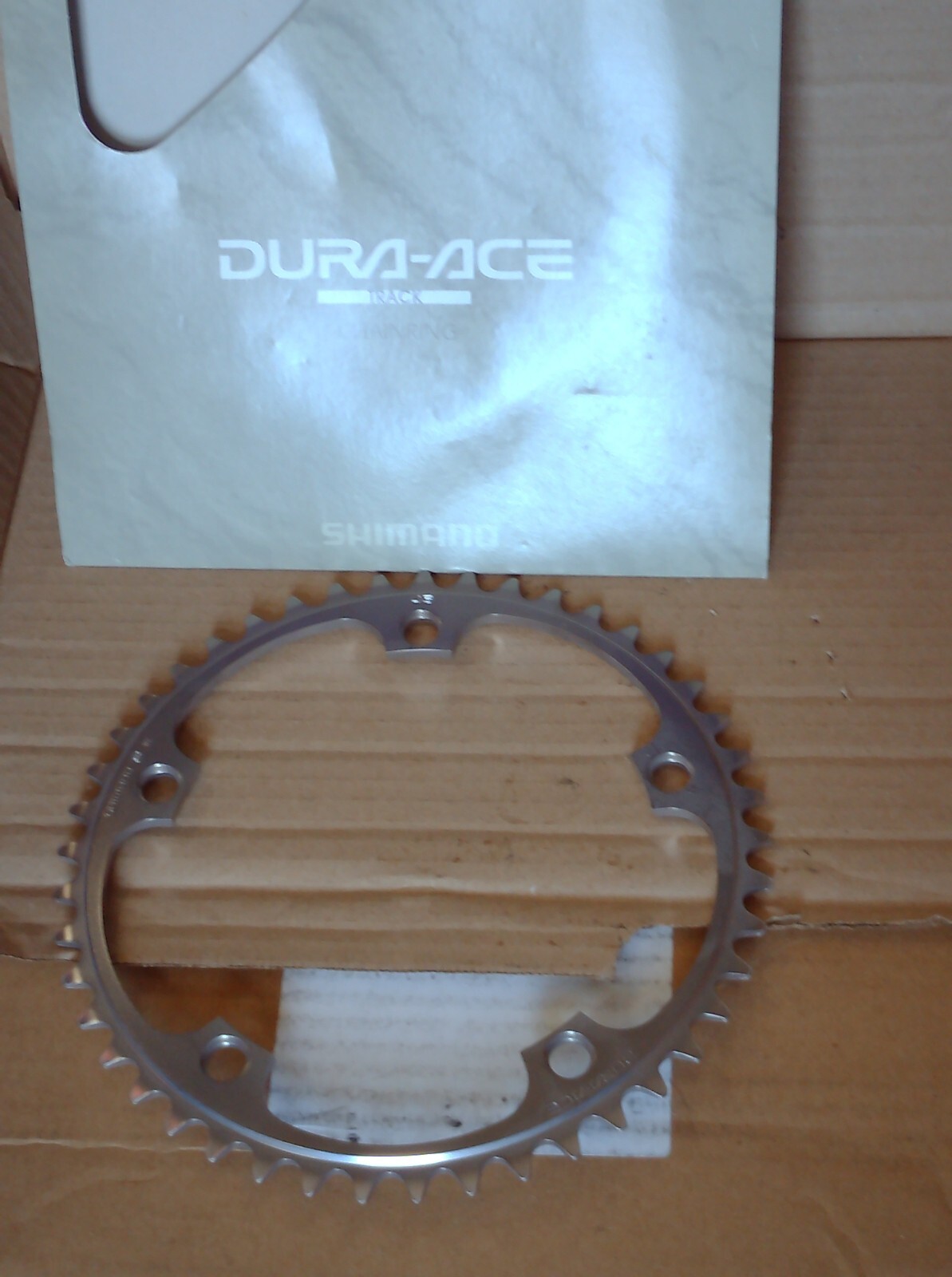 45 TOOTH SHIMANO DURA ACE NJS  FC-7710  144BCD 1/8"" TRACK  CHAINRING