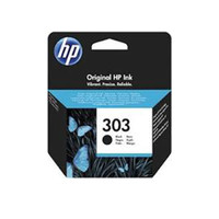 1 Cartuccia Hp 303 Bk / Nera - Originale T6N02AE