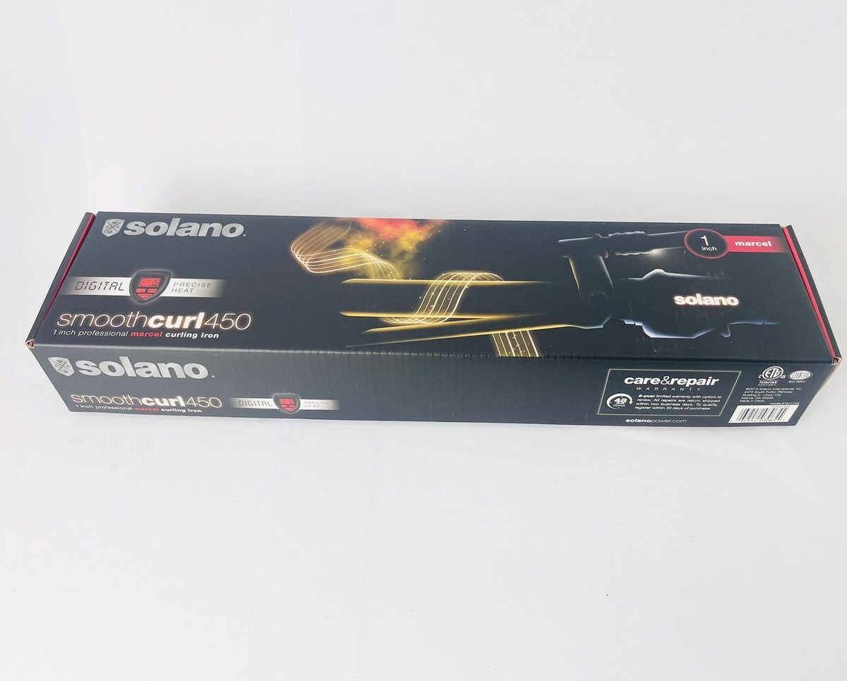Solano SmoothCurl 450 1“ Digital ￼,Precise Heat,Professional Curling Iron  Marcel | eBay