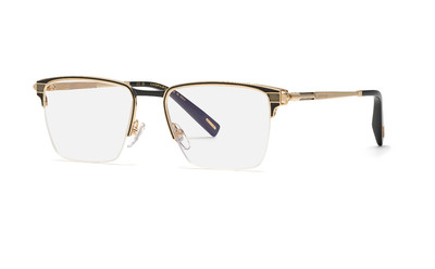 Chopard VCHL20 0301 ORO ROSE' LUC.C/PARTI NERO LUC 54/19/145 Men's Eyewear Frame