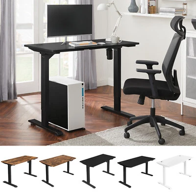 Höhenverstellbarer Schreibtisch elektrisch mit Motor Computertisch 73-114cm