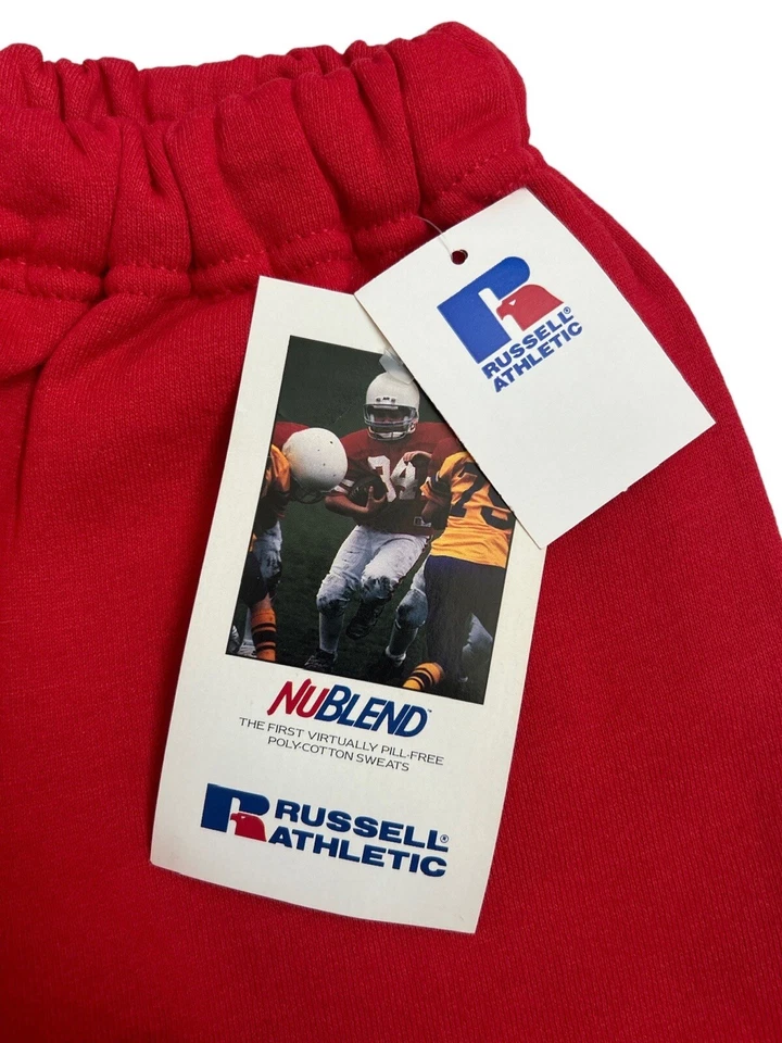 Pantalones deportivos Russell vintage talla juvenil deadstock nuevos con etiquetas años 90 hechos en EE. UU. Foto 3 de 4