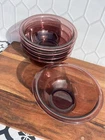 Cranberry Pyrex Mixing Bowl #322 - 1 Liter 7" Glass - EACH 5 Available - M2