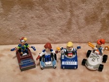 1990 Burger King Kids Toys Kid-transporters Set Of 4
