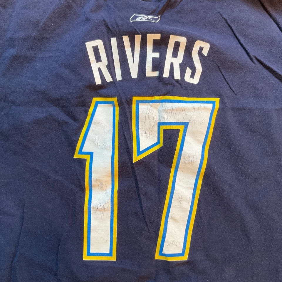 NFL Football Reebok Chargers #17 Rivers Mens Large - Clean! - Image 3 of 4