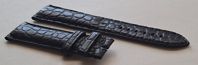 EBERHARD AVIOGRAF O EXTRA FORT WATCH STRAP COCONUT BLACK 20/18