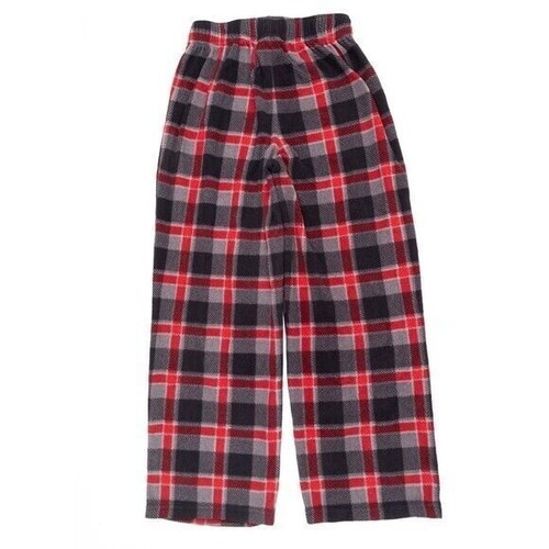 Cherokee Kids XS Red & Black Plaid Fleece Pajama Pants - Picture 3 of 3