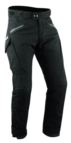CE Armored Motorcycle Motorbike Waterproof Textile Thermal Trousers Black 44