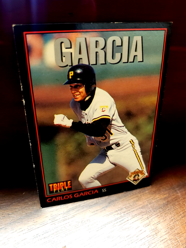 Carlos Garcia 1993 Leaf #65 Triple Play t16