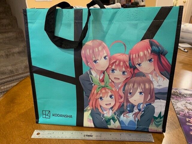 Anime Expo 2023 swag bag lot, lanyard, program book, crunchyroll bag etc.