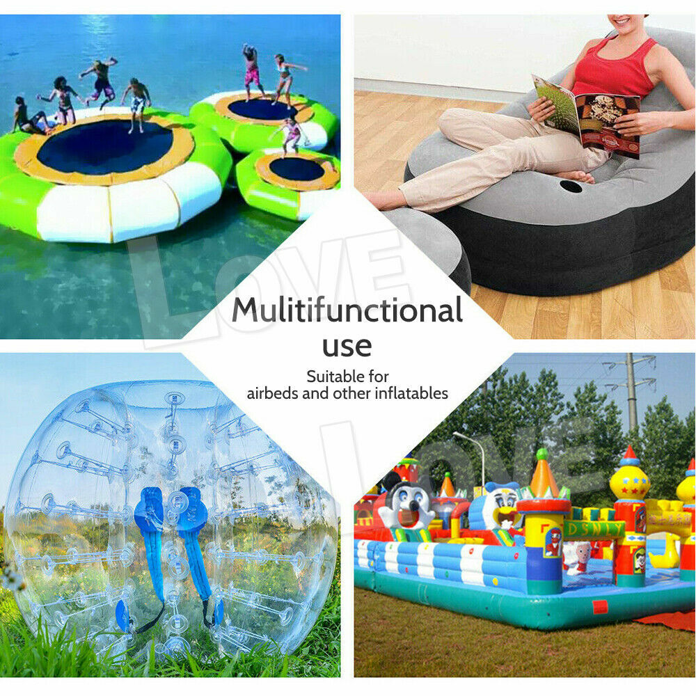 600W Electric Pump Air Pump Inflatable Air Track Mat 3 Nozzles Airtrack