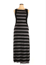 Signify Striped Maxi Sleeveless Dress Size Medium