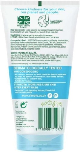 Simple Water Boost Micellar Gel Facial Wash, 5 Oz (150 ML) free shipping world - Picture 4 of 10