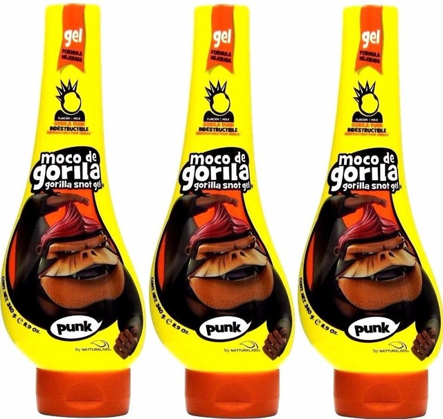 Moco De Gorila Hair Styling Gel Gorilla Punk Snot Squizz 11.9 Oz Each 3