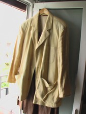 LA MATTA - LAMATTA made Italy - Herren Sommer Jacke Lammleder und Leinen 56EUR 46US