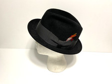 Men s Byron Long Oval Black Felted Silk Finis...