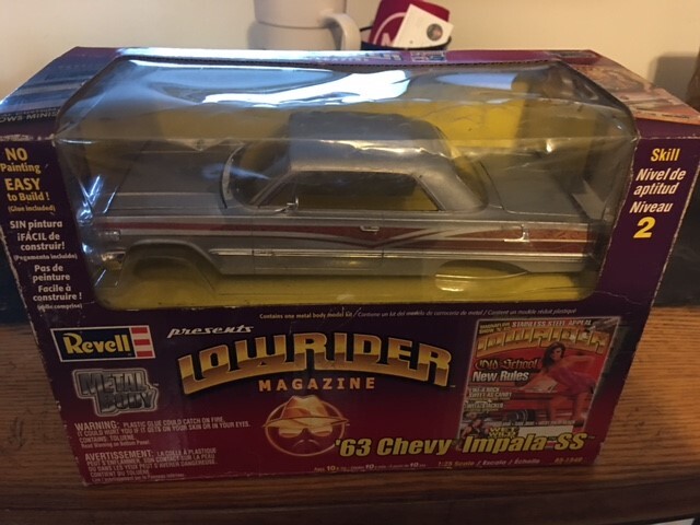 Revell 1:25 Scale 1963 Chevy Impala SS Lowrider Magazine Diecast 