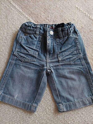 E-BOUND Kinder Junge Jeans Short Gr. 98 Jeans-Shorts kurz Hose Sommer blau