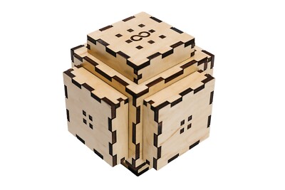 Nova | Original Wooden Puzzle Box | Hidden Compartment