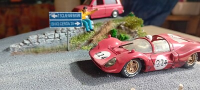 Diorama Targa Florio Ninni Vaccarella Ferrari 275P scala 1:43