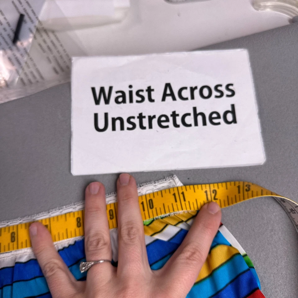 De Colección Años 60 Bragas Mujer 6 M Sears NUEVO NOS Nailon Bikini Mondrian Colorblock Arte Foto 4 de 4