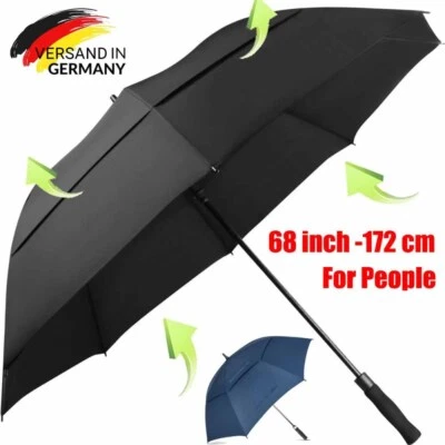 XXL Dunlop Regenschirm Golfschirm Stockschirm Partnerschirm Schirm groß 150 cm
