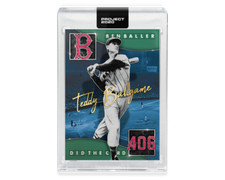 2020 TOPPS PROJECT 2020 #229 TED WILLIAMS - BY BEN BALLER
