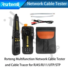 Rsrteng Network Cable Tester and Cable Tracer for RJ45/RJ11/UTP/STP Cable Test