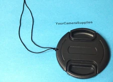 FRONT SNAP ON LENS CAP 72mm + HOLDER TO Camera  Camcorder Video