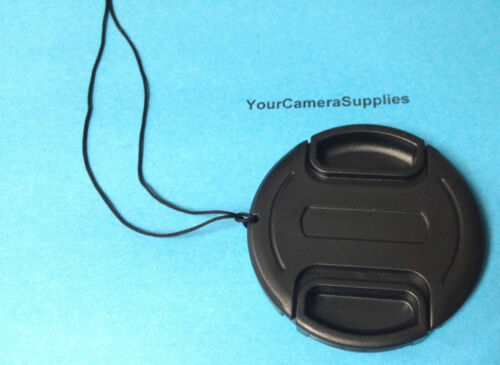 FRONT SNAP ON LENS CAP 72mm + HOLDER TO Camera  Camcorder Video - Picture 1 of 12