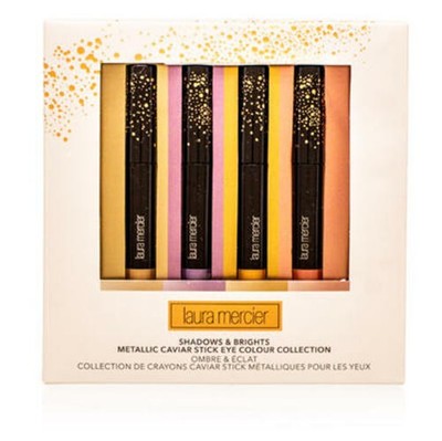 LAURA MERCIER Shadows & Brights Metallic Caviar Stick Eye Colour Collection -NEW
