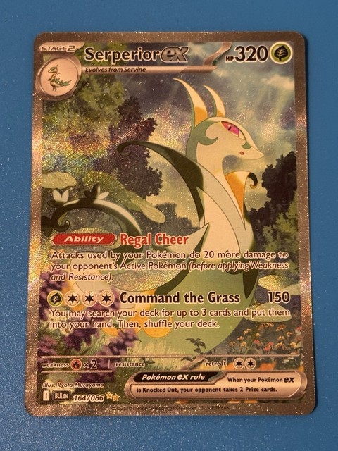 Serperior ex #164 (Black Bolt (2025))