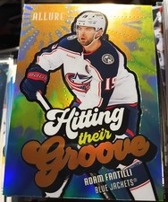 2025-26 Upper Deck Allure - Hitting Their Groove Adam Fantilli #HTG-1 Orange