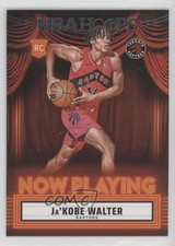 2024-25 Panini NBA Hoops Now Playing Ja'Kobe Walter #7 14rh