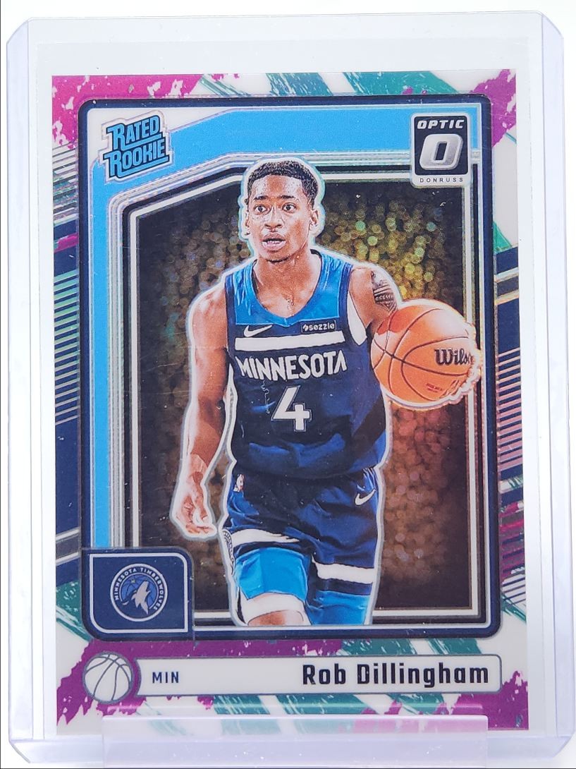 ROB DILLINGHAM 2024-25 DONRUSS OPTIC RATED ROOKIE JAZZ PRIZM #259 RC Q2416