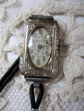Vintage Elgin Ornate Art Deco Ladies Watch Working