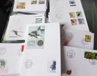 SWITZERLAND 2000's COLLECTION OF APX 160 ILLUSTRATED FDC's INC M/SHEETS