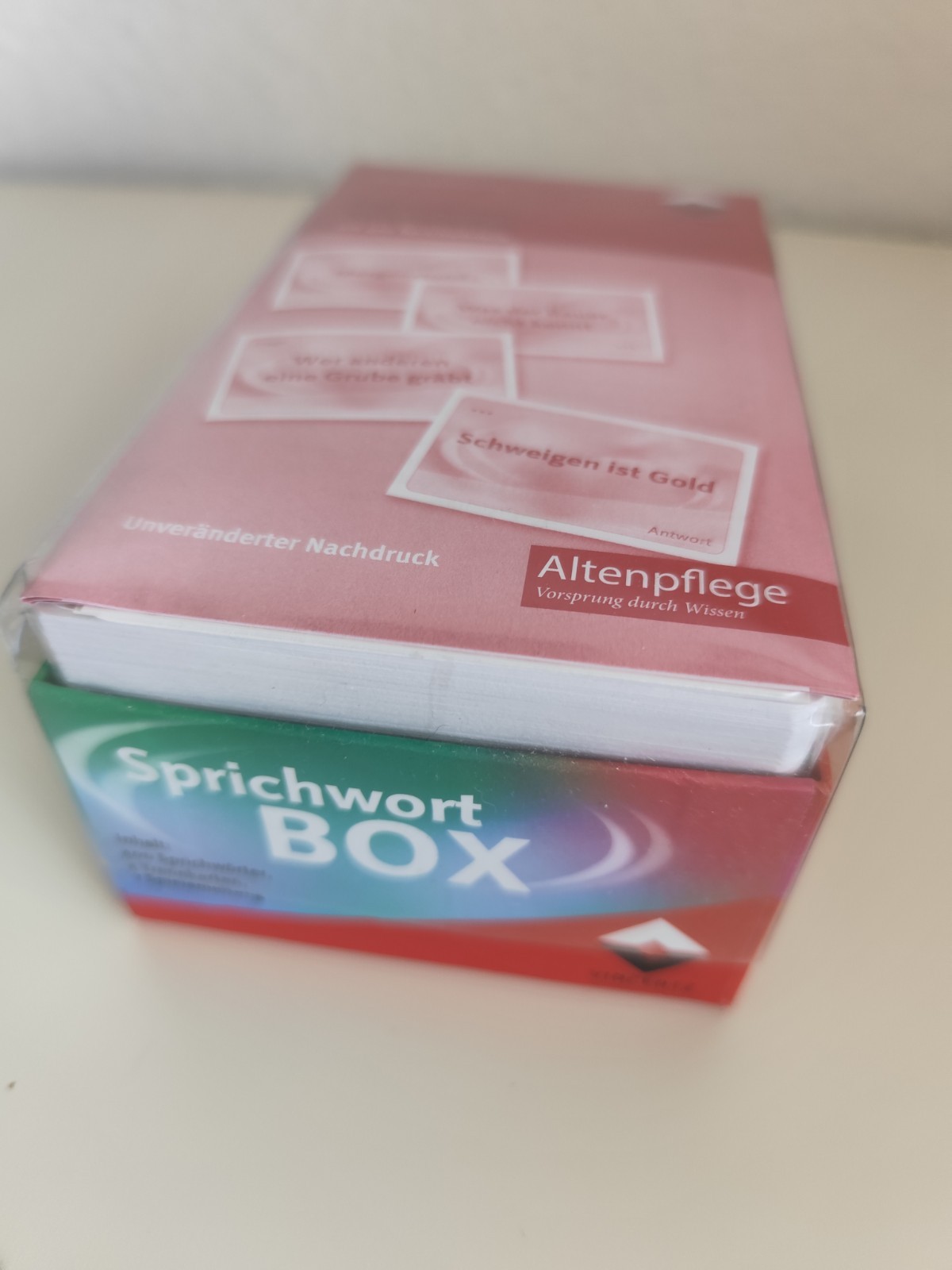 Vincentz Sprichwortbox OVP Gedächtnistraining Senioren Demenz