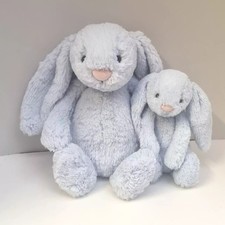 Jellycat Bashful Bunny hellblau mittelgroß & klein Plüschtier Kuscheltier 