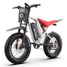 7 Speed Electric Bikes for Adults Bluvall 1500W 52V/60V 25A 26" Fat Tires 35 MPH